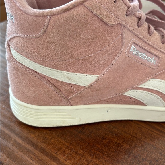 Reebok Women's Blush Pink High-Top Sneakers - Picture 5 of 7